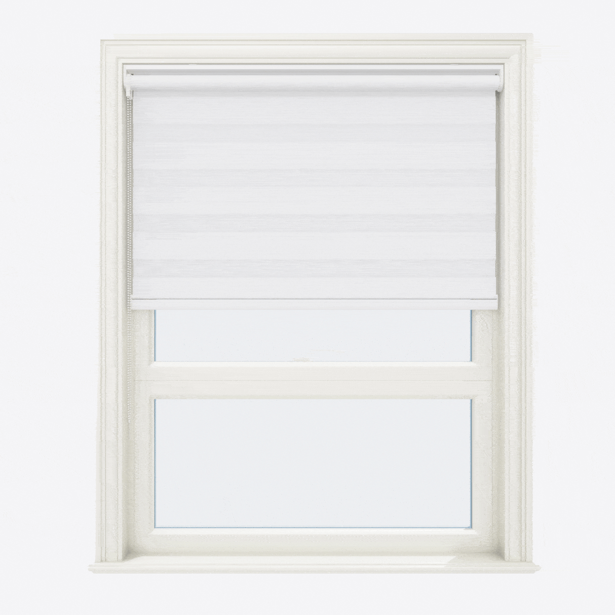 Jaluzele zi și noapte Impresia Wood Allure Gloss White