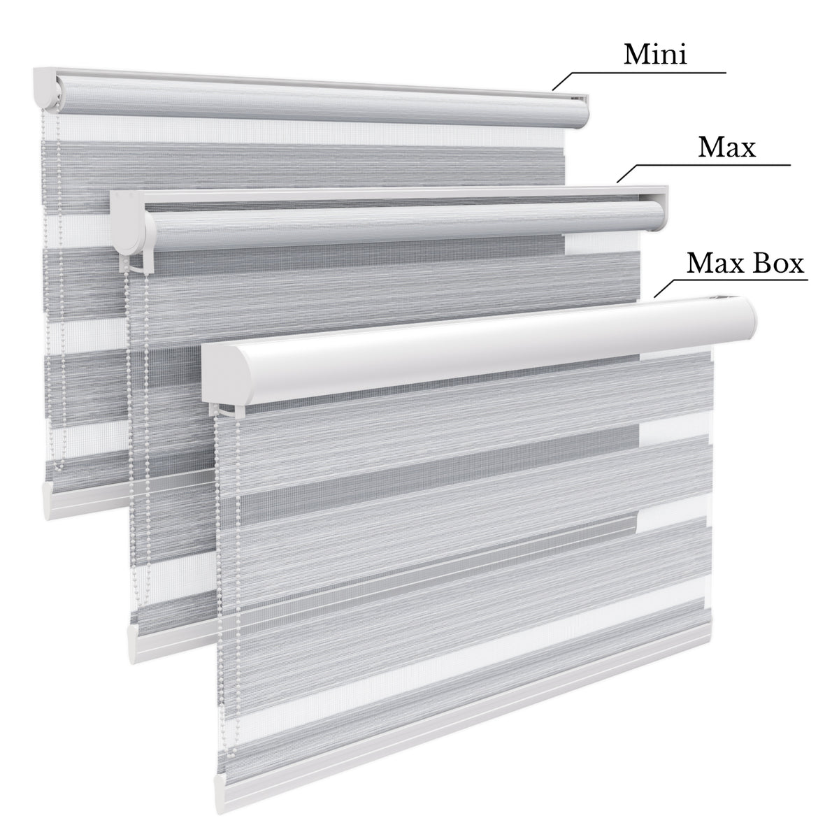 Jaluzele zi și noapte Impression Wood Allure Mirage Grey