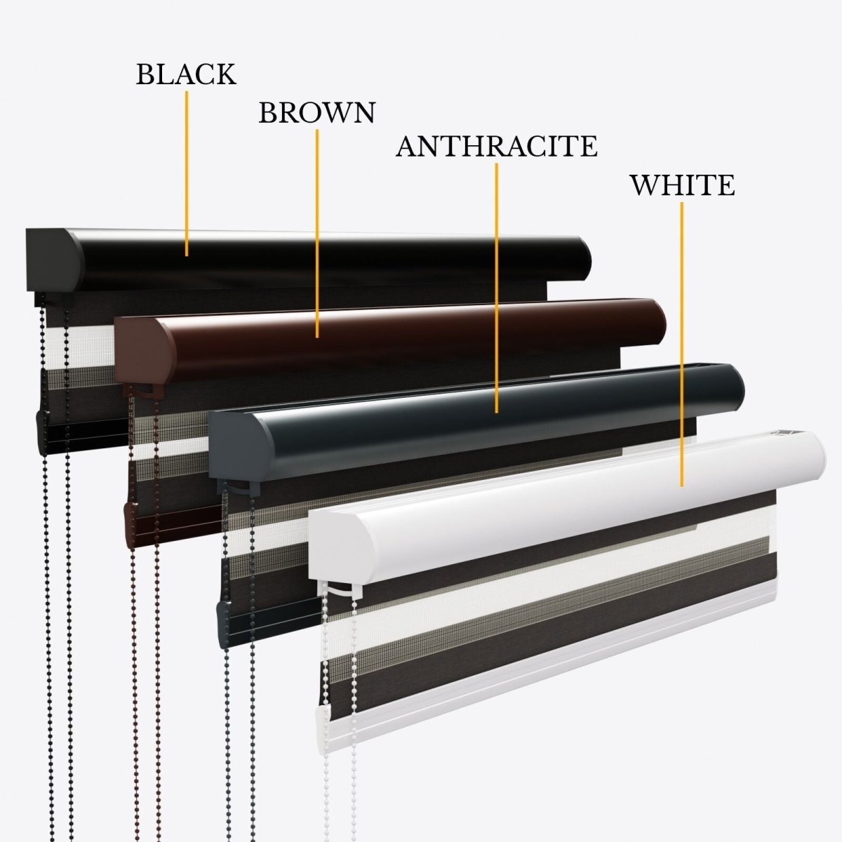 Mahogany Blackout Day & Night Blinds - Zen Shades