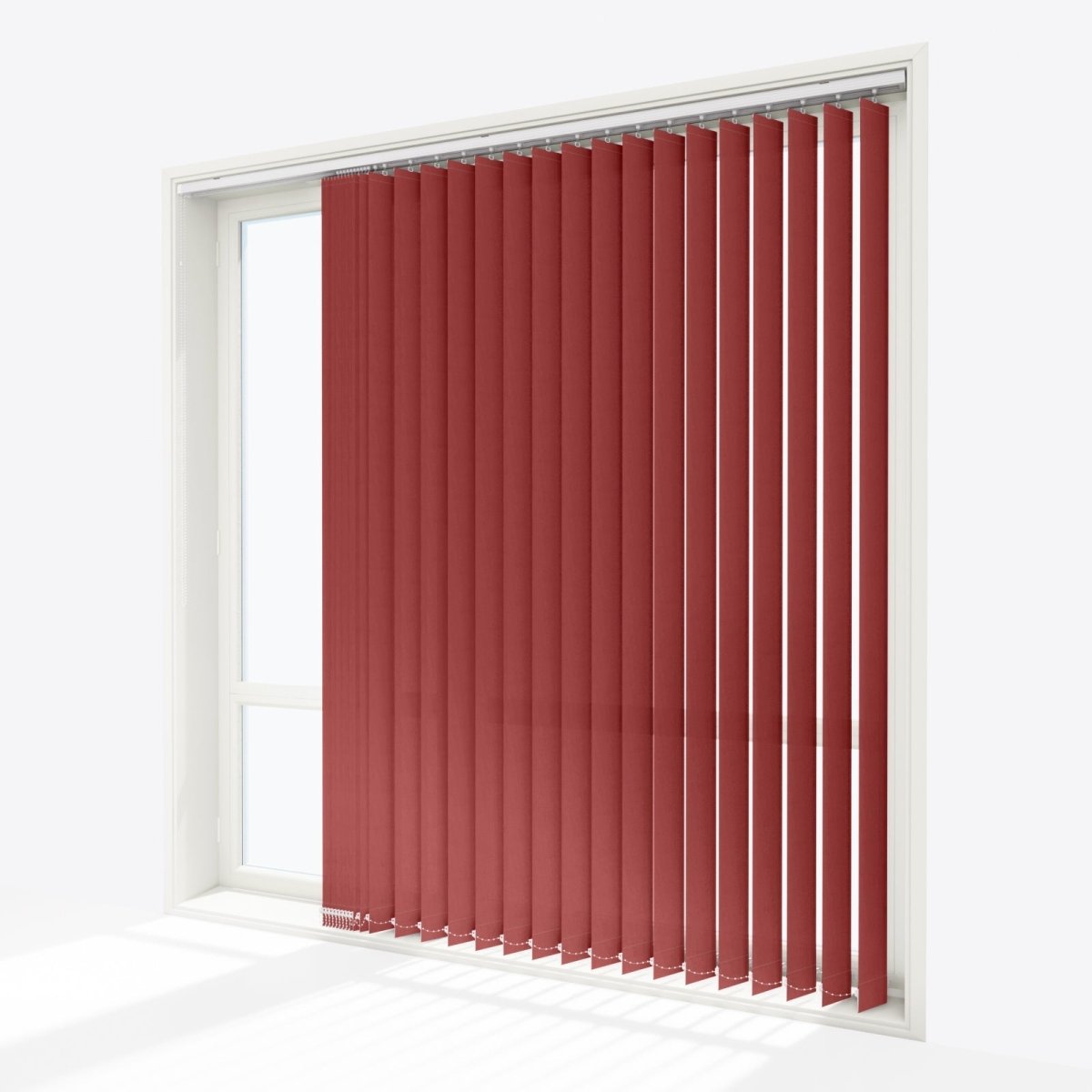 Pacific Spicy Red Vertical Blinds - Zen Shades