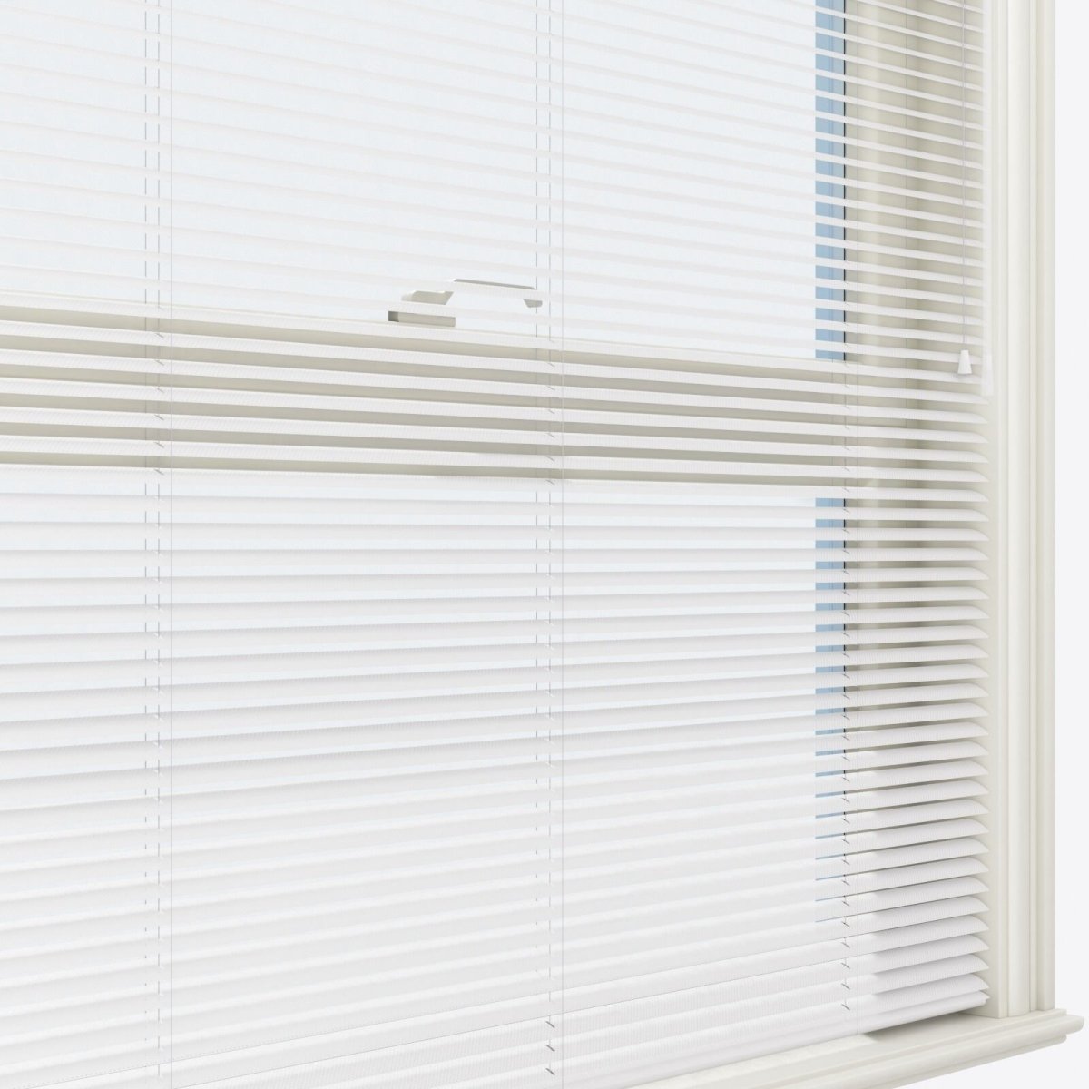 Perforated White Venetian Blinds - Zen Shades