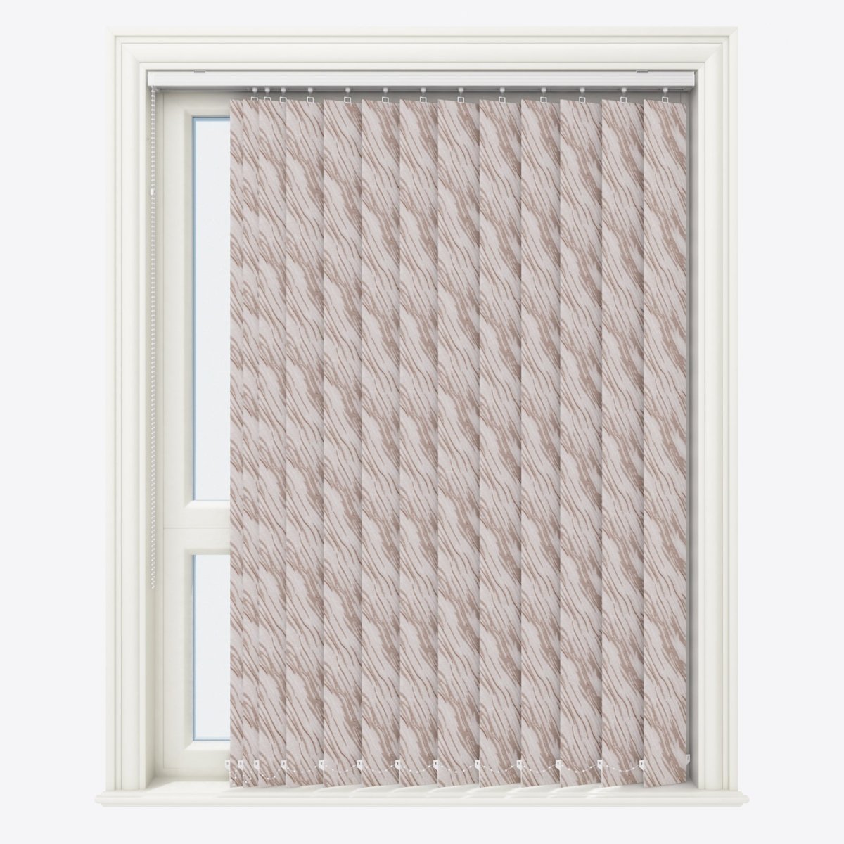 Ray Feather Grey Vertical Blinds - Zen Shades