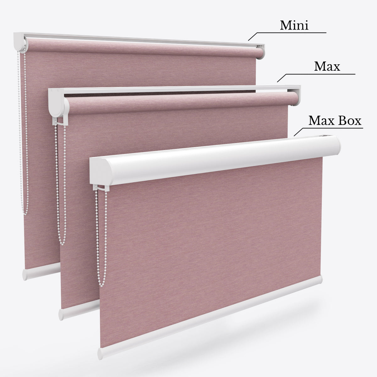 Rulou textil NX Hampton Tin Pink