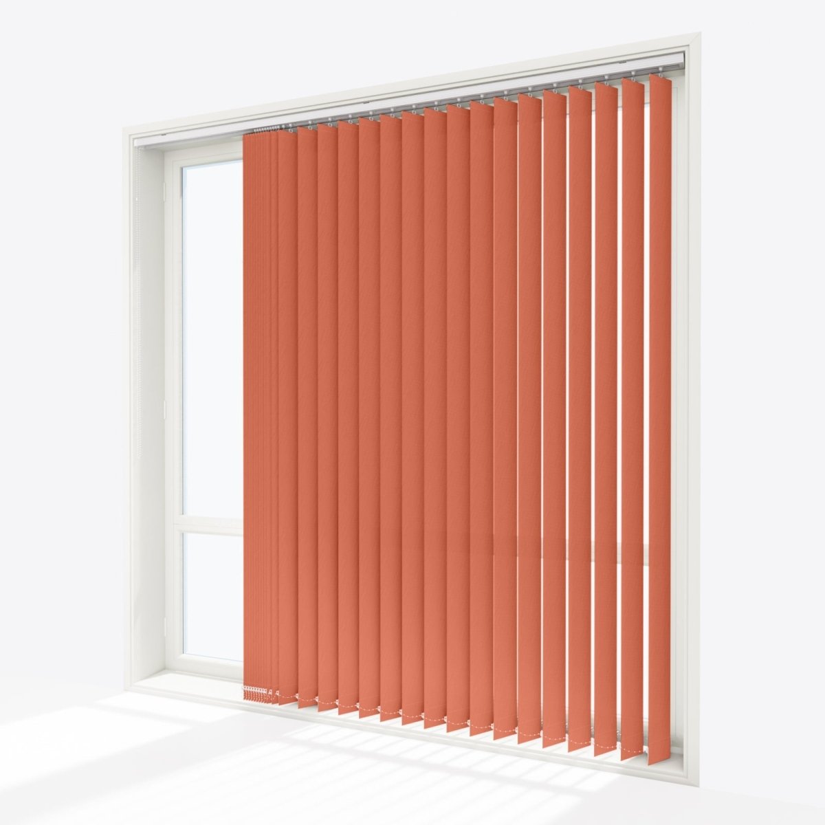 Solo Mandarin Orange Vertical Blinds - Zen Shades