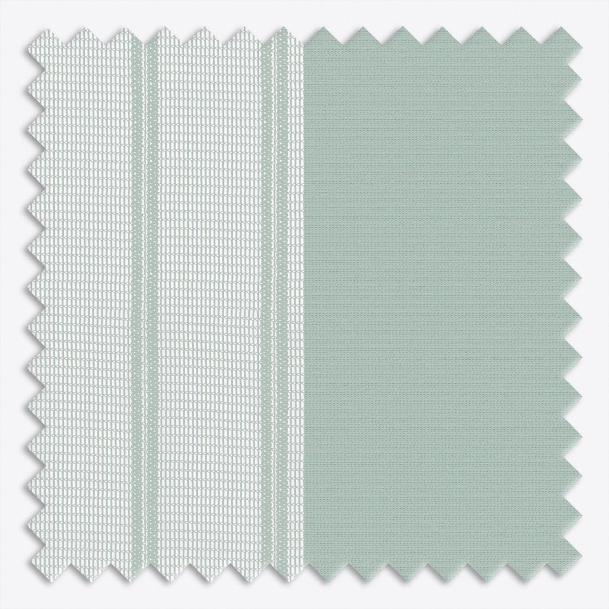 Stripe Aqua Gray Day & Night Vertical Sheer 40cm - Zen Shades