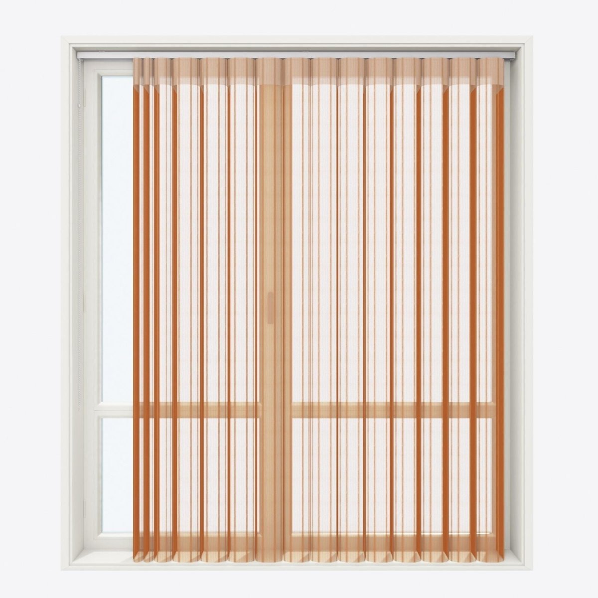 Stripe Autumnal Day & Night Vertical Sheer 40cm - Zen Shades