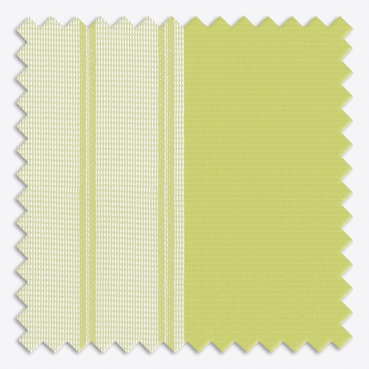 Stripe Green Banana Day & Night Vertical Sheer 40cm - Zen Shades