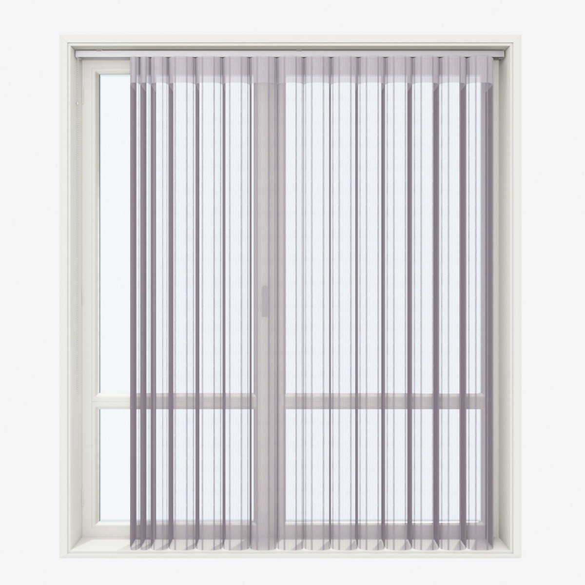 Stripe Sparrow Day & Night Vertical Sheer 40cm - Zen Shades
