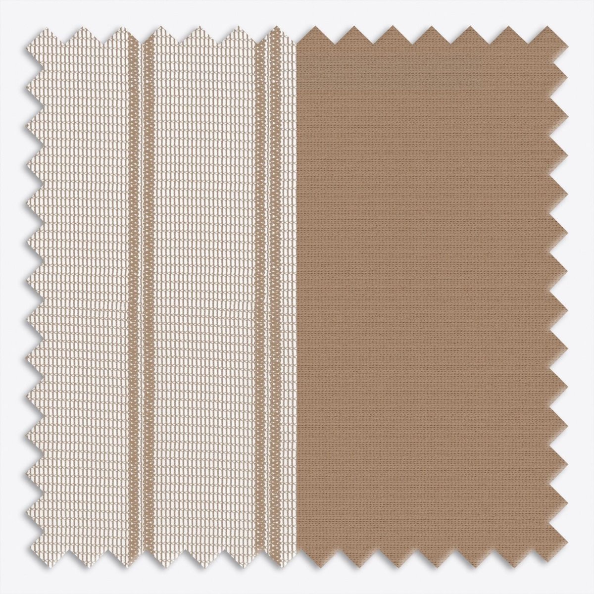 Stripe Tiger's Eye Day & Night Vertical Sheer 40cm - Zen Shades