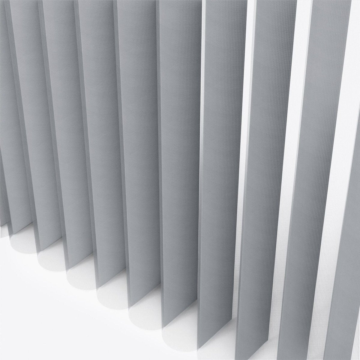 Supreme Dark Grey Day & Night Vertical Sheer 33cm - Zen Shades