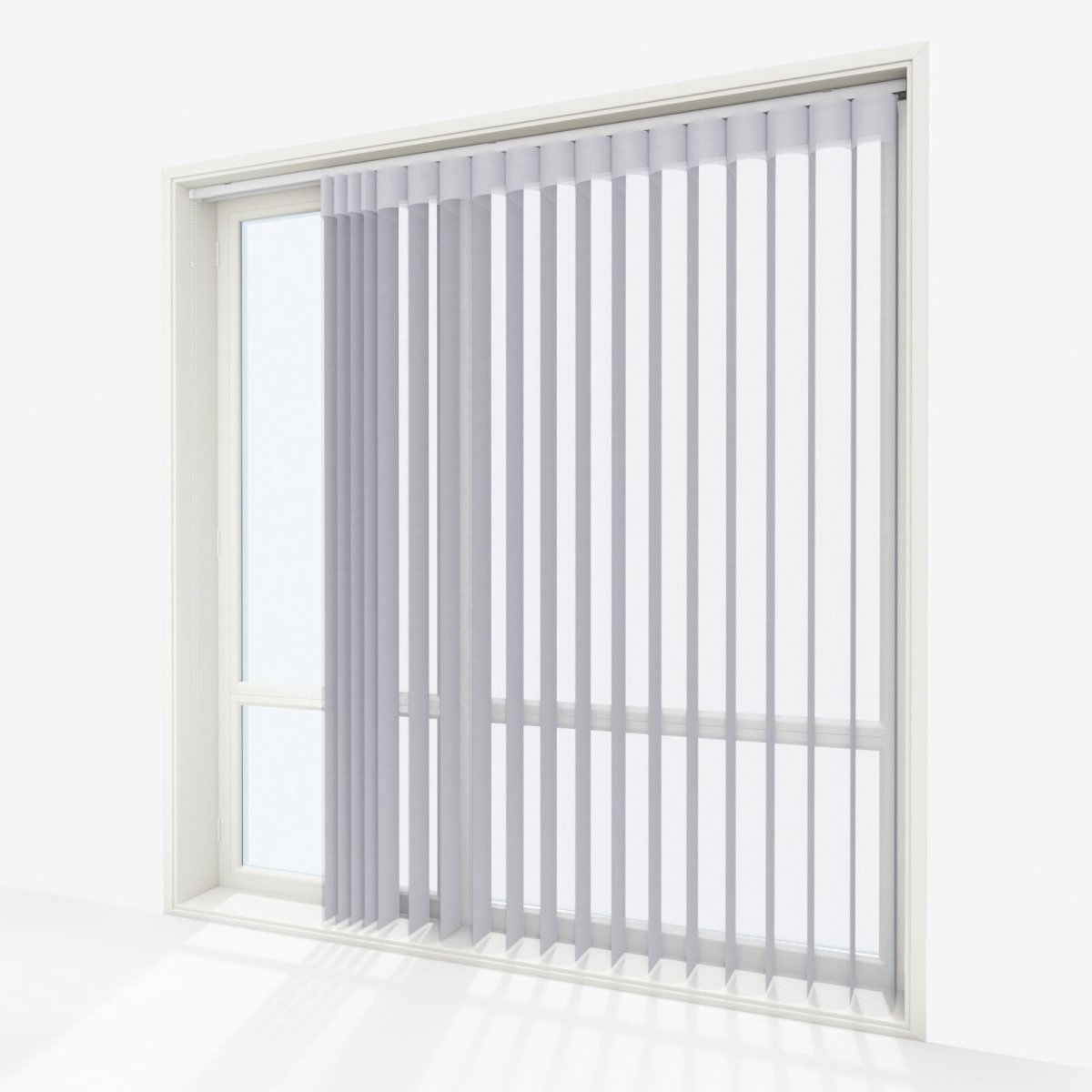 Supreme Formal Grey Day & Night Vertical Sheer 33cm - Zen Shades