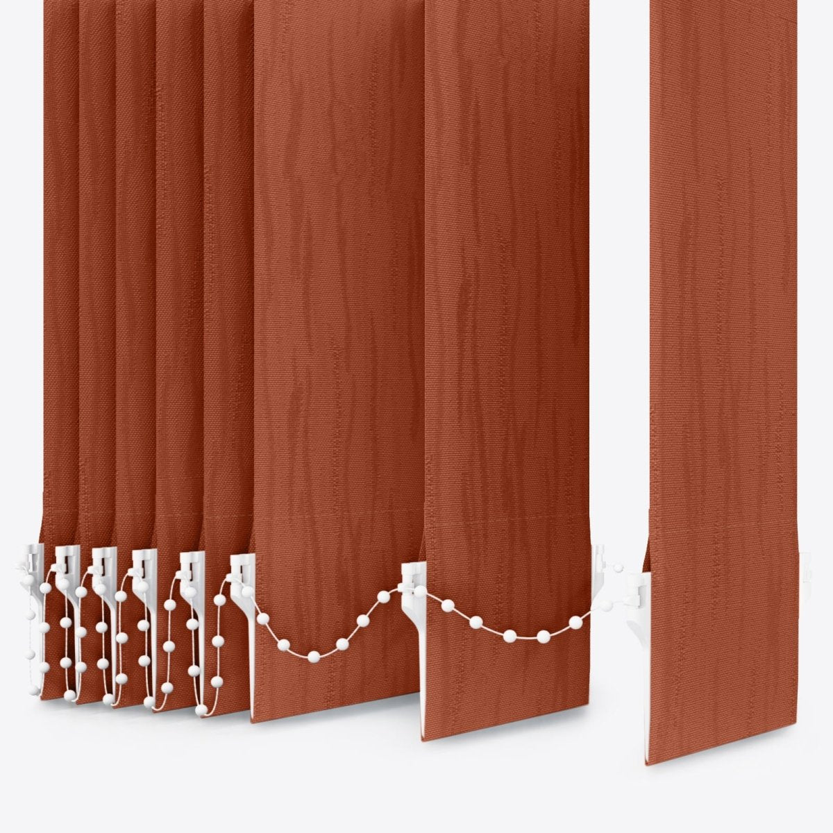 Van Gogh Burnt Ochre Vertical Blinds - Zen Shades