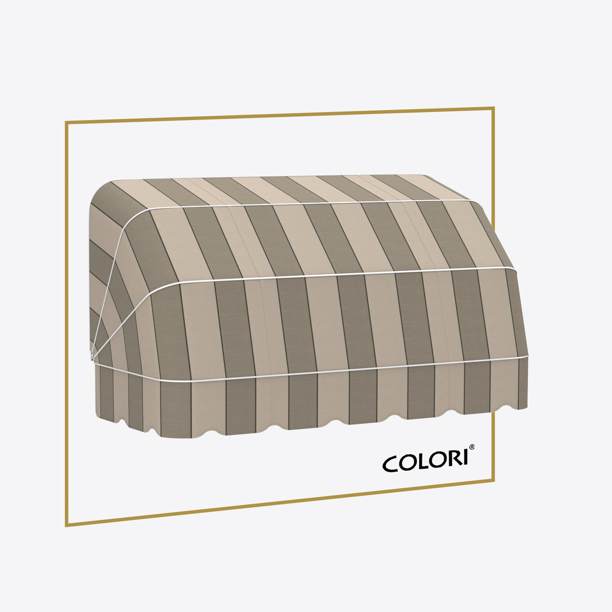 Copertină Cabrio Elegant Ray Chocolate
