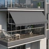 Copertină cu brațe coborâtoare Clasic Dusty Grey