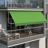 Copertină cu braț cădere clasic Parrot Green