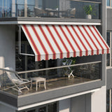 Copertină cu brațe căzătoare Clasic Red Playground