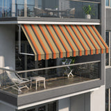 Copertină cu brațe coborâtoare clasică Desert Orange