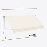 Marchiză cu brațe coborâtoare Clasic Signal White