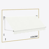 Copertină cu brațe coborâtoare Clasic Persian Taupe