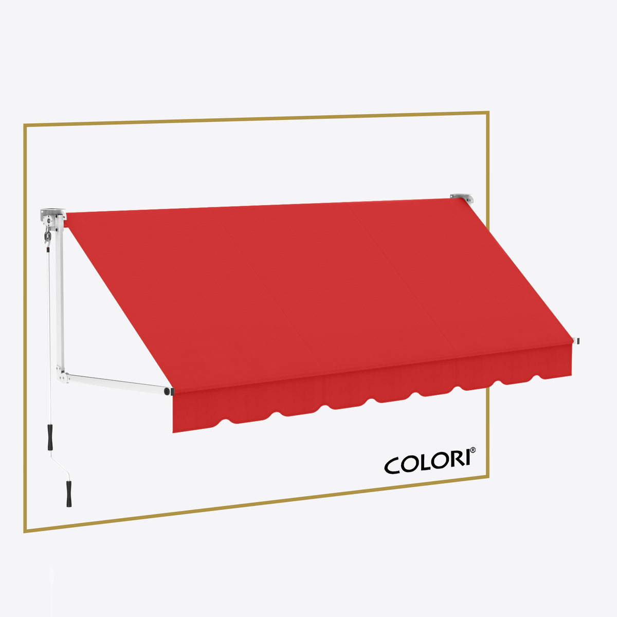 Copertină cu brațe căzătoare clasică Scarlet Red