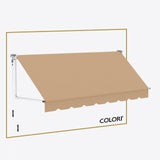 Copertină cu brațe coborâtoare Clasic Sesame Beige