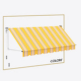 Copertină cu braț cădere clasică Marigold