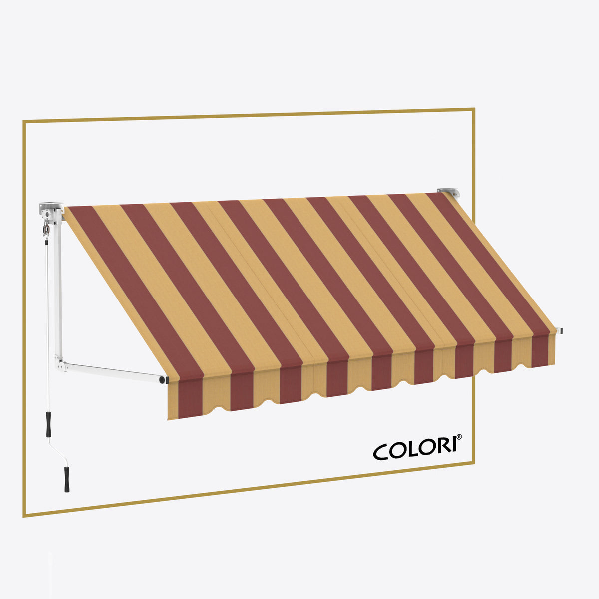 Copertină cu brațe coborâtoare Clasic Astorga