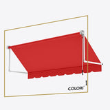 Copertină cu brațe căzătoare clasică Scarlet Red