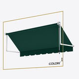 Copertină cu brațe coborâtoare Clasic Forest Green