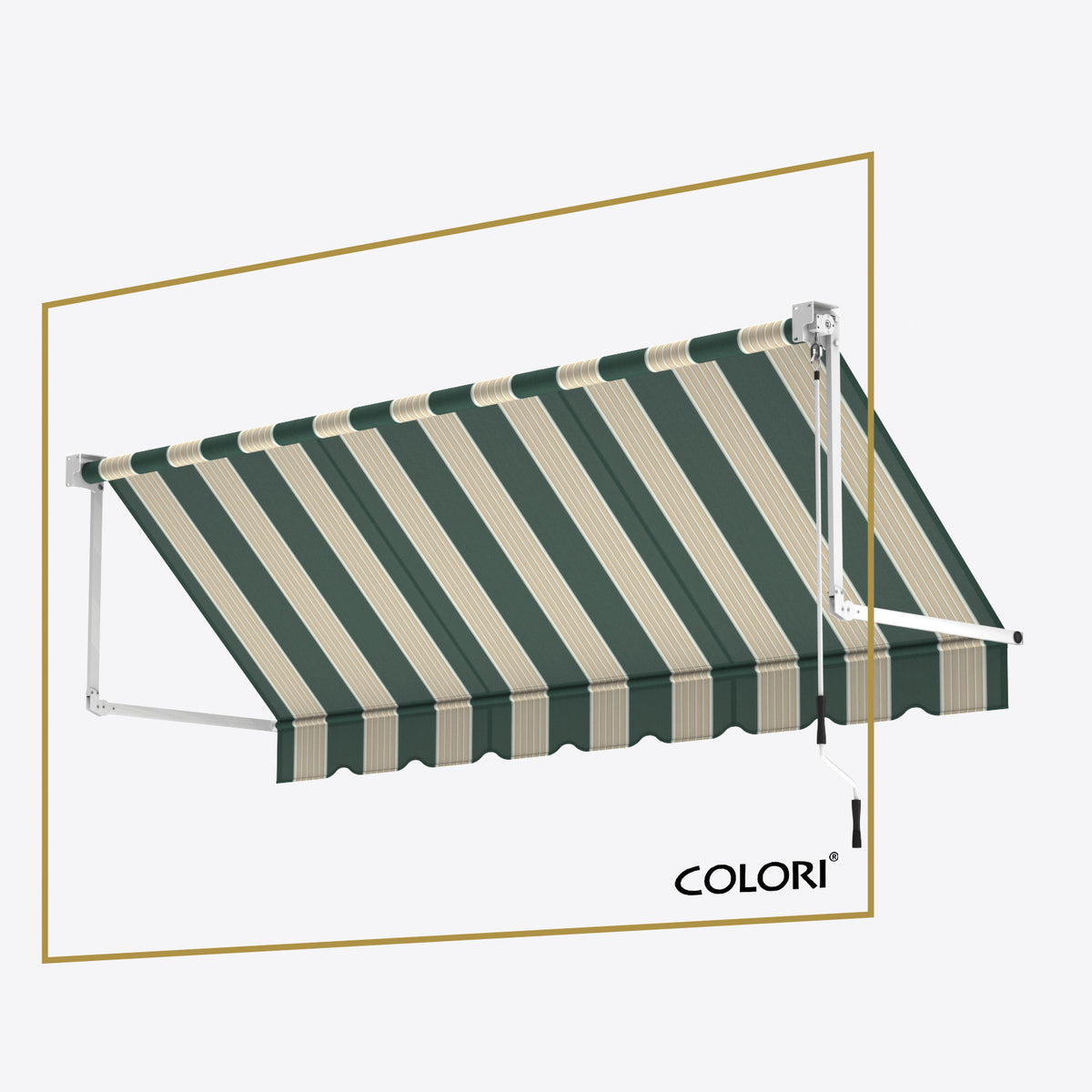 Copertină cu brațe coborâtoare clasică Forest Rye