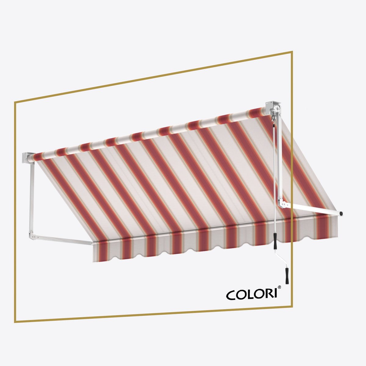 Copertină cu brațe căzătoare Clasic Red Playground