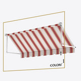 Copertină cu brațe căzătoare Clasic Red Playground