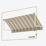 Copertină cu brațe coborâtoare clasică Hardelot Beige