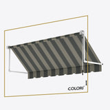 Marchiză cu brațe coborâtoare Clasică Pebble Grey
