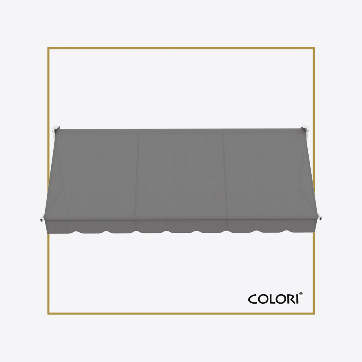 Copertină cu brațe coborâtoare Clasic Dusty Grey