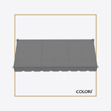 Copertină cu brațe coborâtoare Clasic Dusty Grey