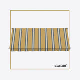 Copertină cu brațe coborâtoare clasică Mustard Grey