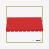 Copertină cu brațe căzătoare clasică Scarlet Red