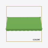 Copertină cu braț cădere clasic Parrot Green