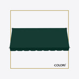 Copertină cu brațe coborâtoare Clasic Forest Green