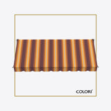 Marchiză cu brațe coborâtoare Clasic Sunset Glow