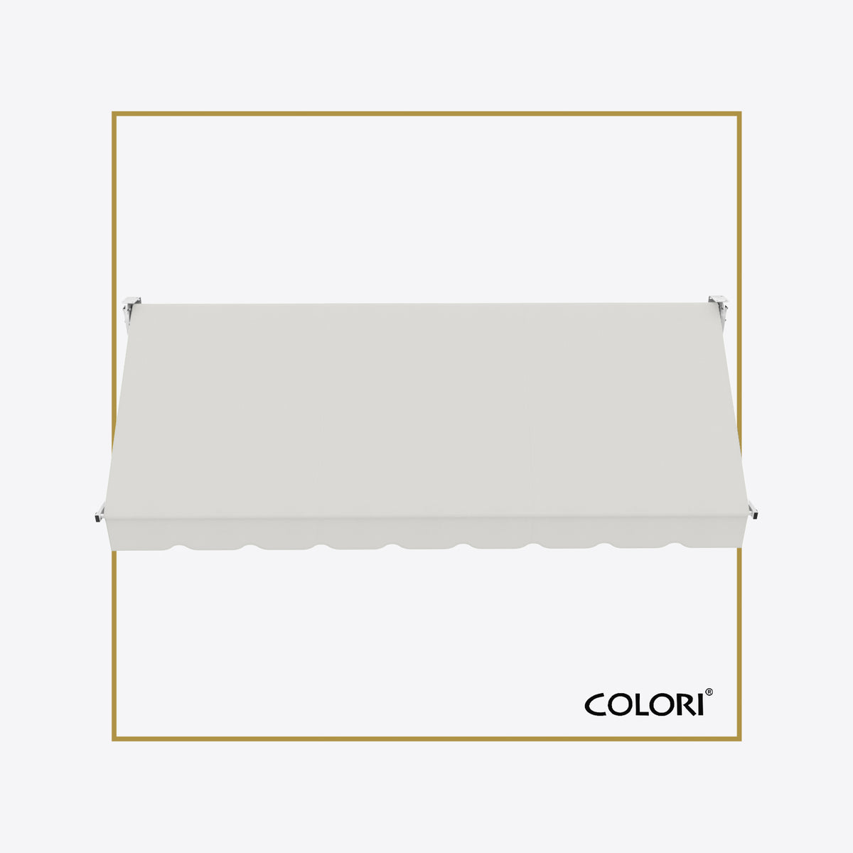 Copertină cu braț cădere clasică Mist Grey