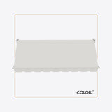 Copertină cu braț cădere clasică Mist Grey