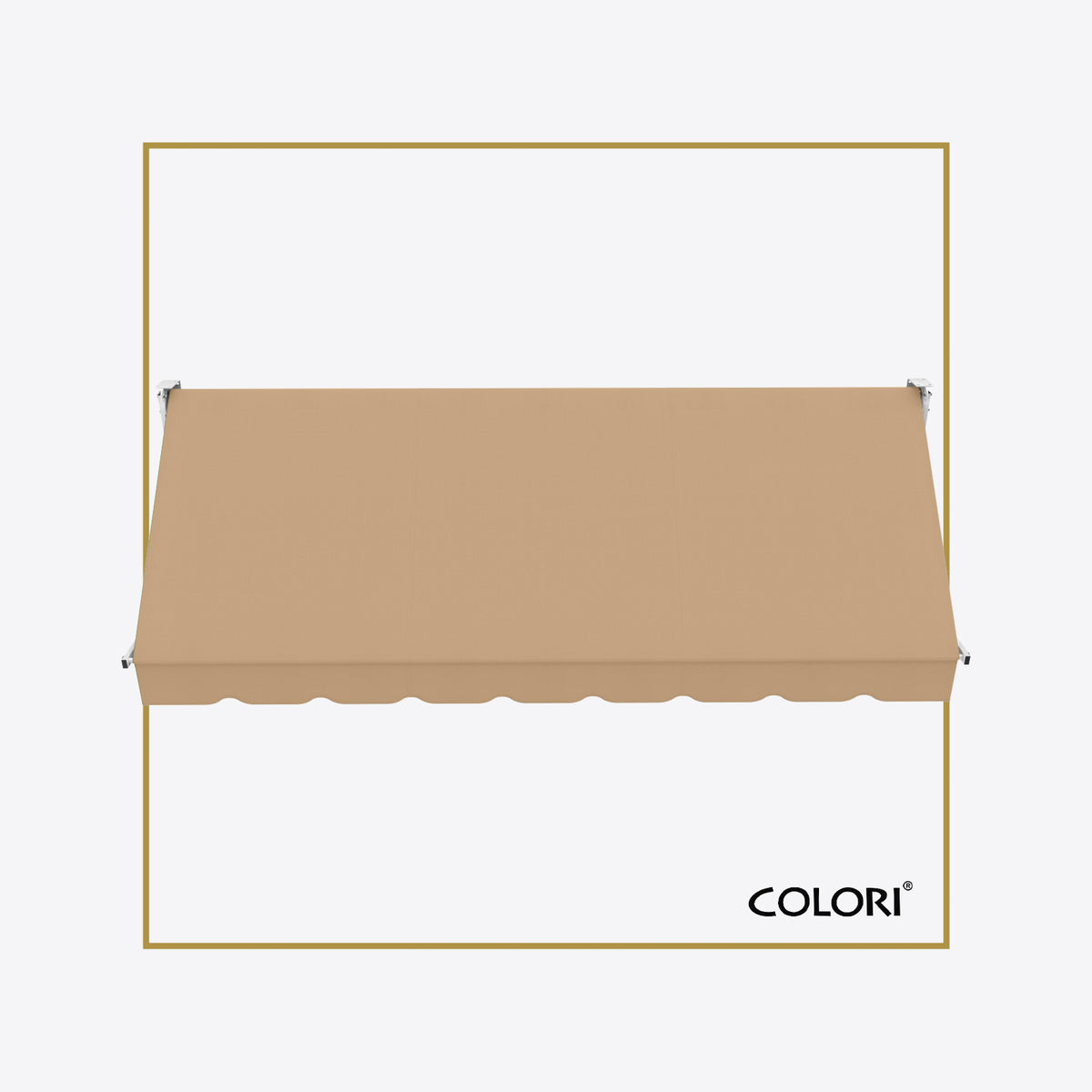 Copertină cu brațe coborâtoare Clasic Sesame Beige