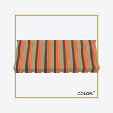Copertină cu brațe coborâtoare clasică Desert Orange