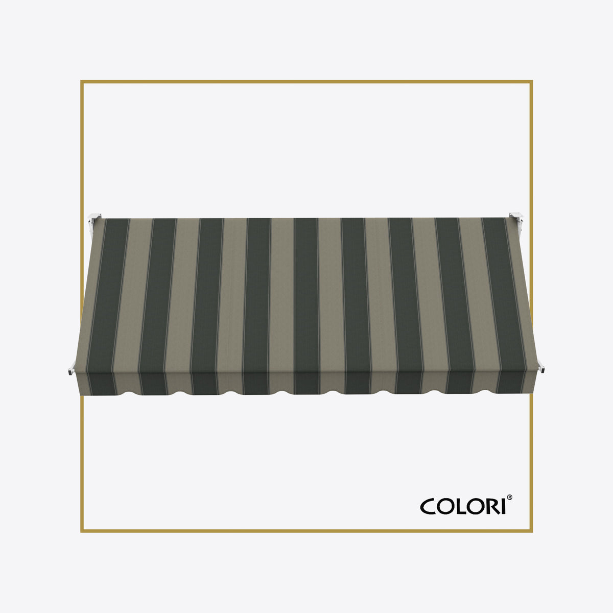 Marchiză cu brațe coborâtoare Clasică Pebble Grey