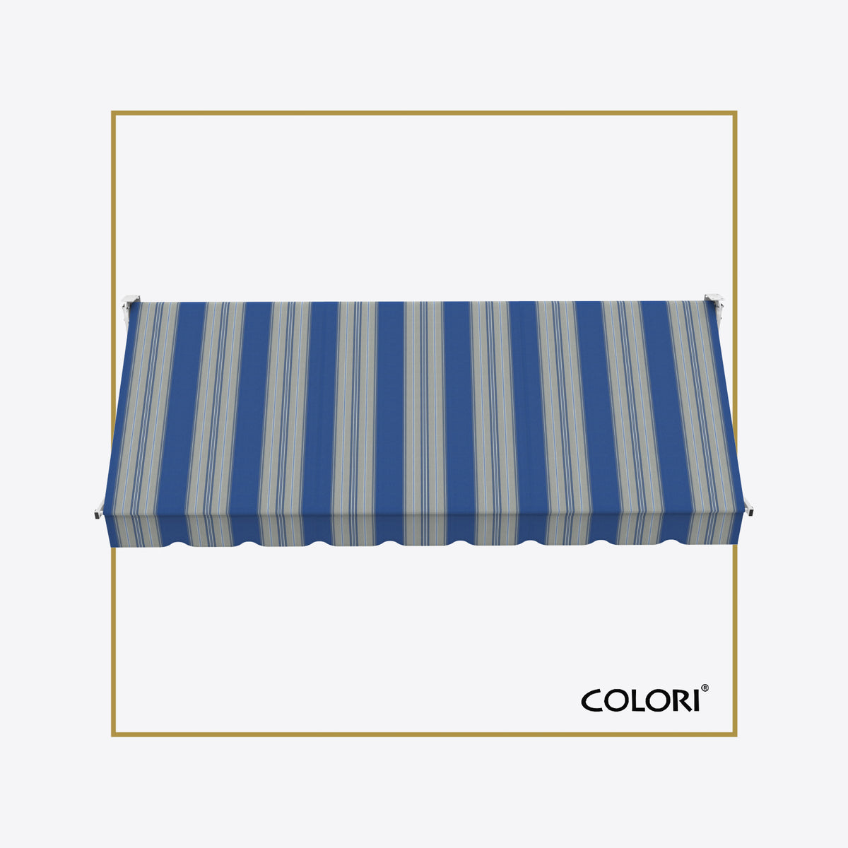 Copertină cu brațe căzătoare Clasic Marina Blue