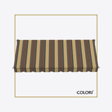 Copertină cu brațe coborâtoare Clasic Cocoa Shades