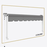 Copertină cu brațe coborâtoare Clasic Dusty Grey