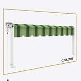 Copertină cu brațe căzătoare Classic Vivid Verde
